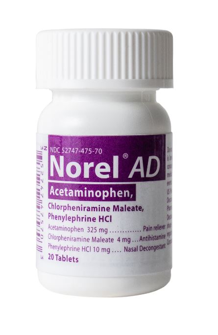 NOREL AD TB 10-4-325MG 20