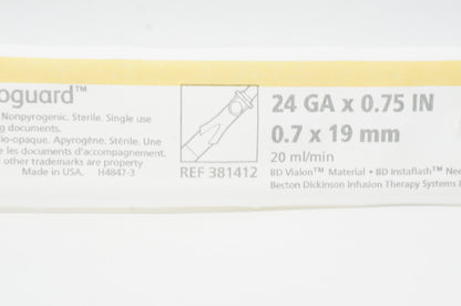 BD INSYTE AGRD CH 50 22GX1N