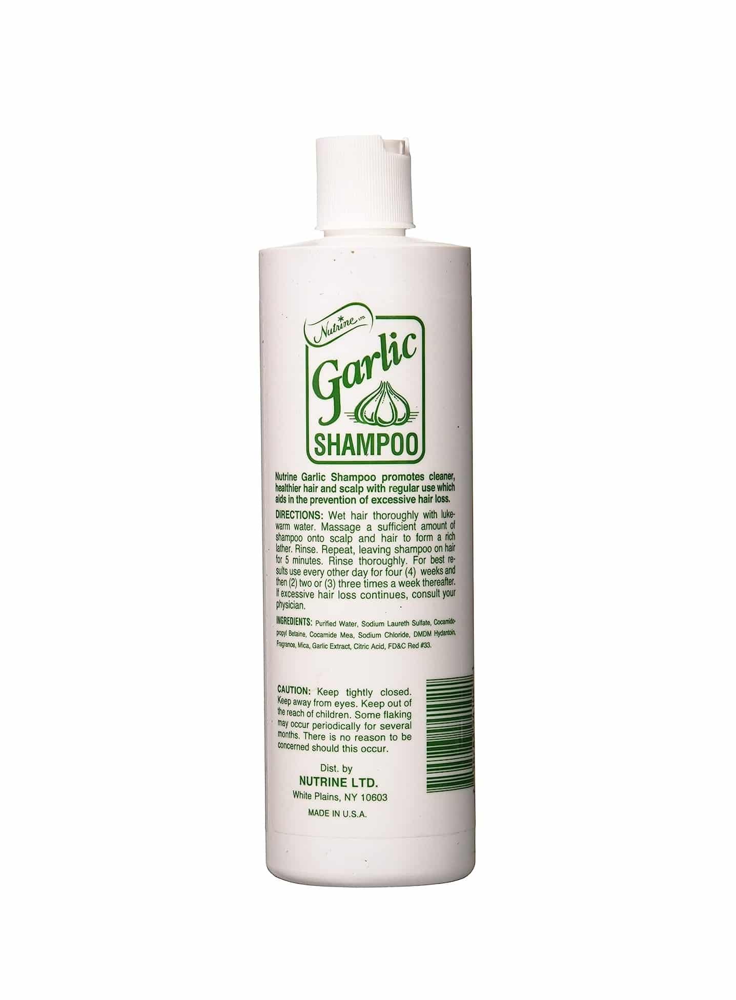 Nutrine Garlic Shampoo Unscented 16oz