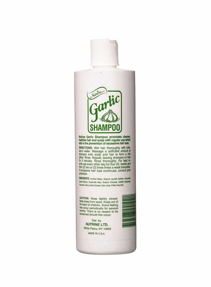 Nutrine Garlic Shampoo Unscented 16oz