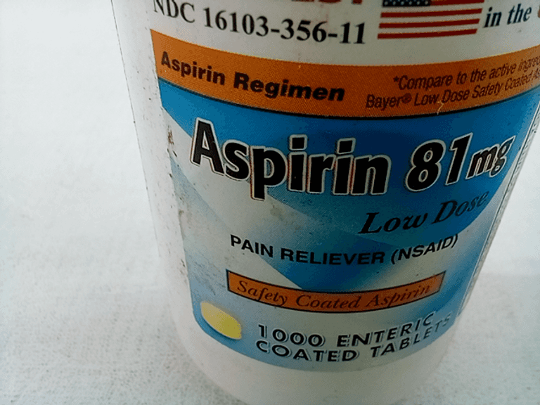 ASPIRIN 81 MG LOW DOSE EC TAB 1000