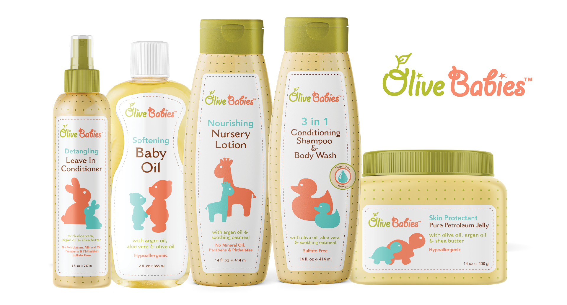 S/M OLIVE BABY WASHXSHAMPOOX13Z