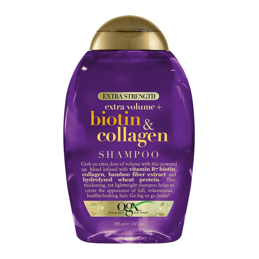 Ogx Shampoo Biotin & Collagen Extra Strength 13oz