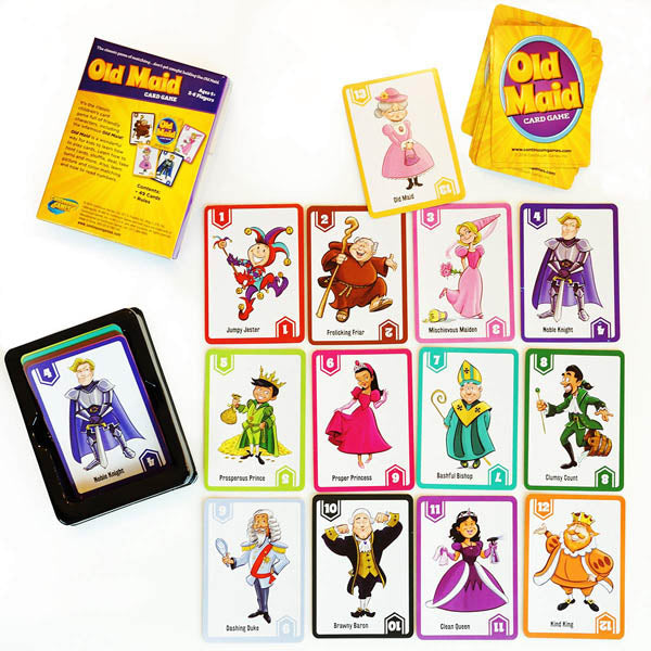Cartamundi 2-In-1 Card Game - Old Maid and Memory