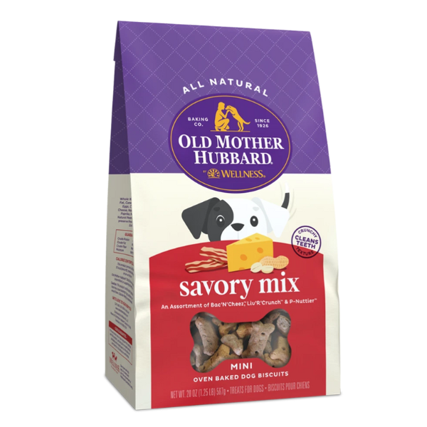OLD MOTHER HUBBARD BISCUITS,SAVORY MIX,MINI