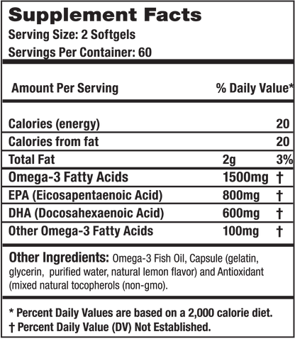 PRO OMEGA SOFTGELS GC 60