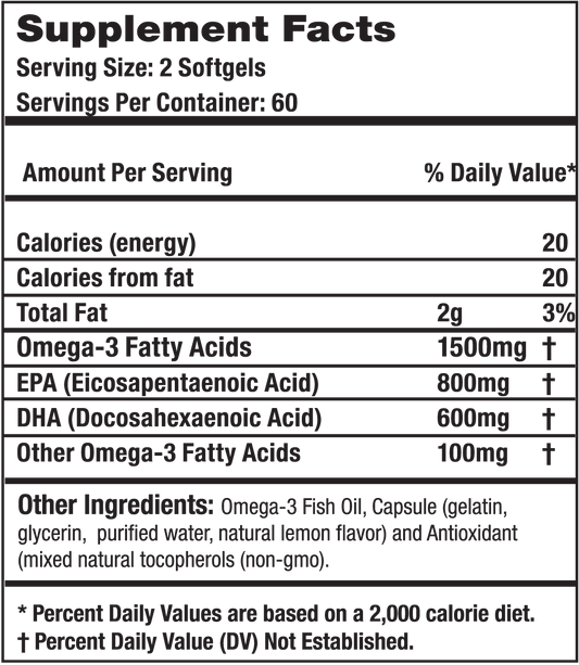 PRO OMEGA SOFTGELS GC 60