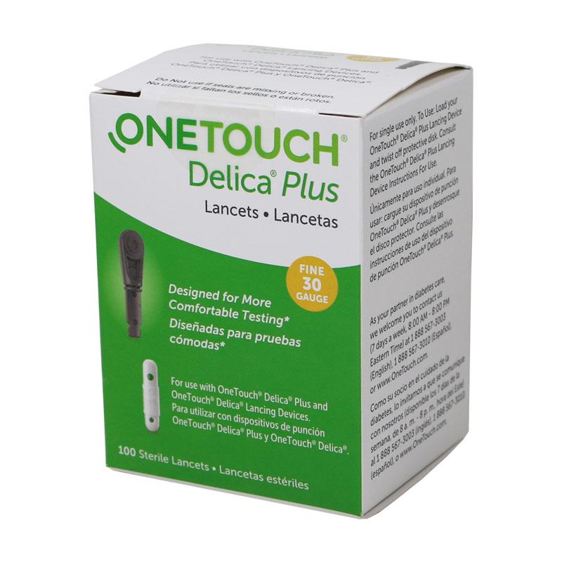 ONETOUCH DELICA PLUS LANCET 33G 100CT