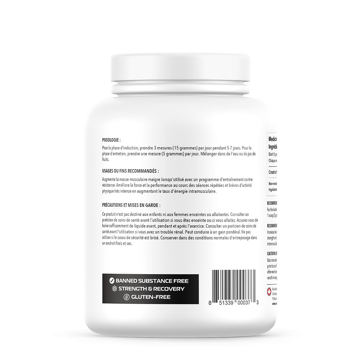 CREATINE MONOHYDRATE PW10.6OZDSHP