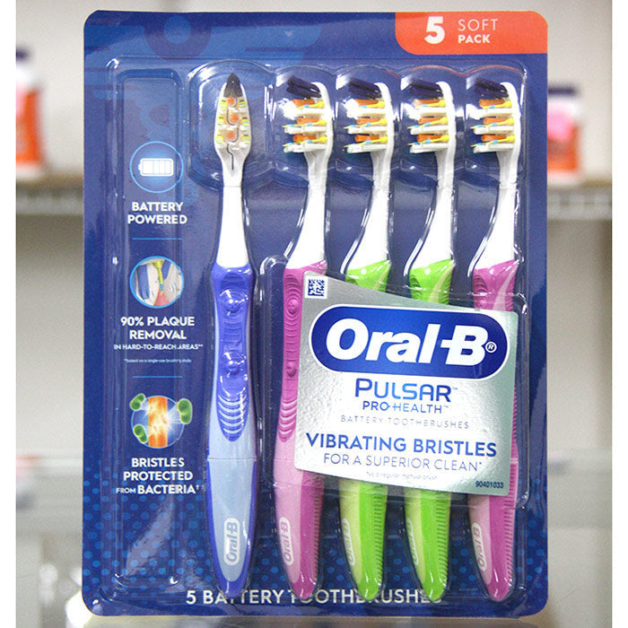 Oral-B Toothbrush Pulsar Medium Battery Powered