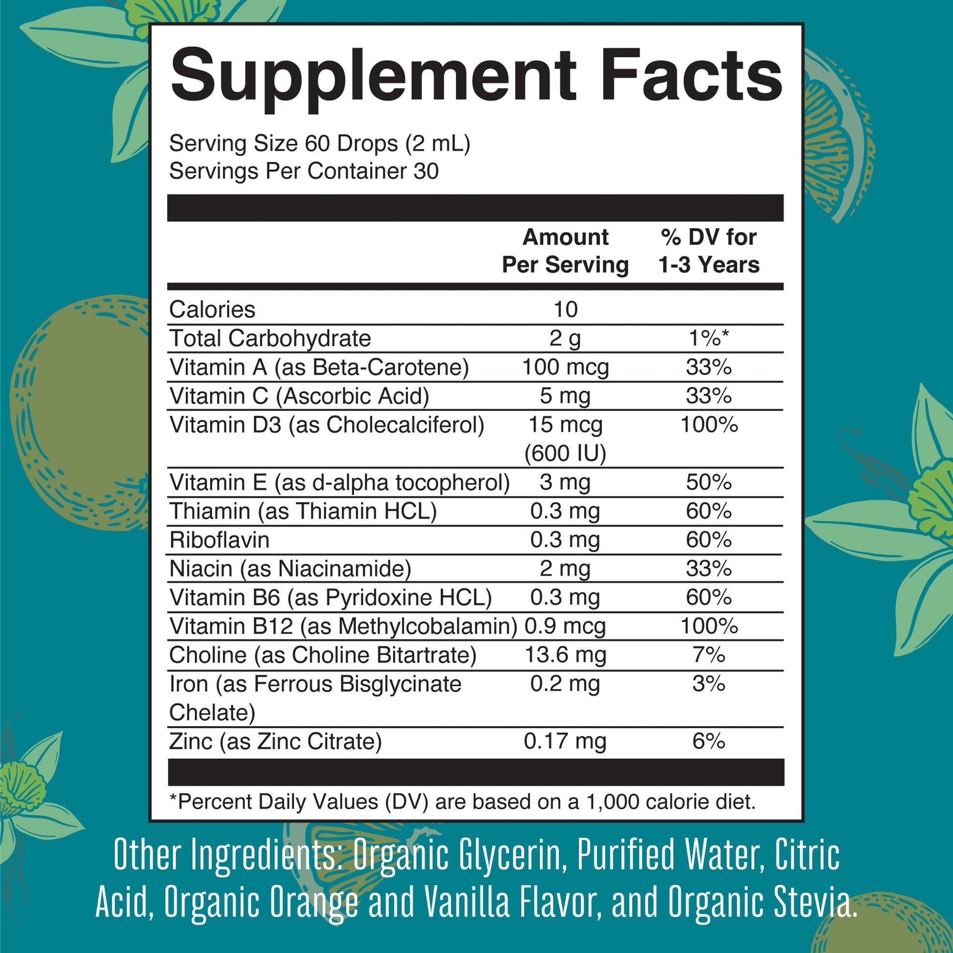 MARY RUTH'S DROPS,OG2,MLTIVIT,TODDLER