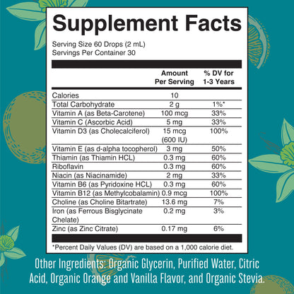MARY RUTH'S DROPS,OG2,MLTIVIT,TODDLER