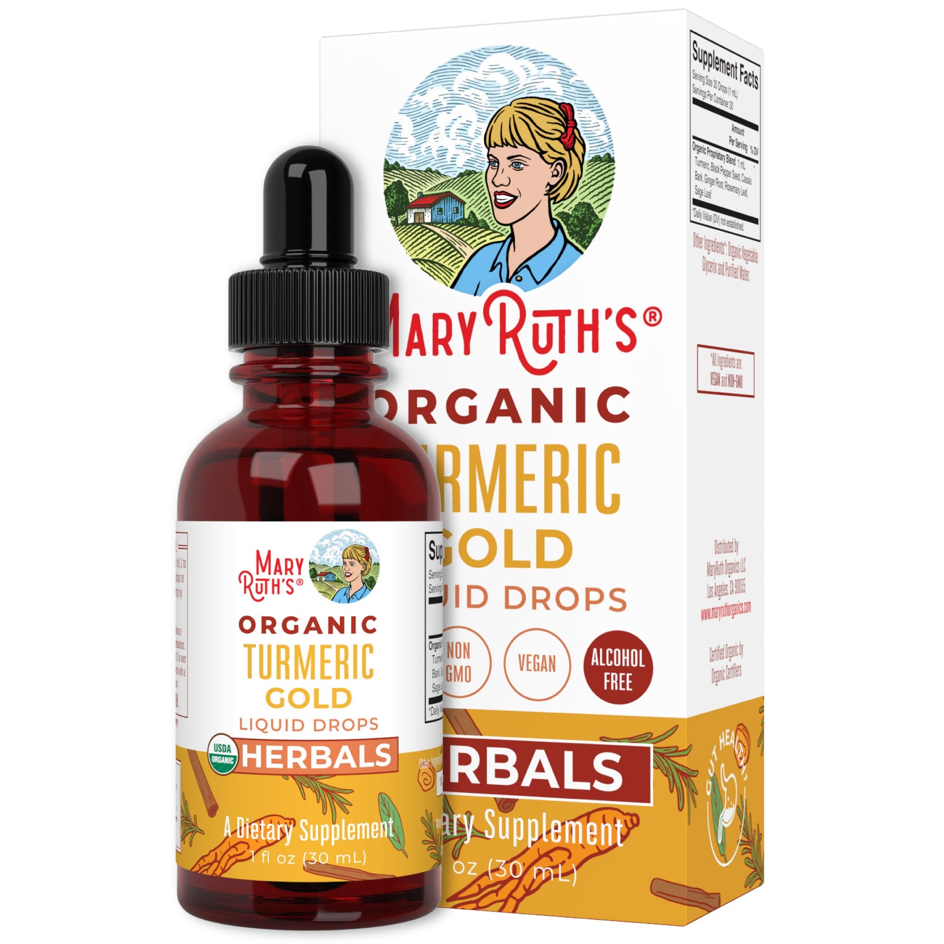 MARY RUTH'S TURMERIC RT,OG2,LQD EX