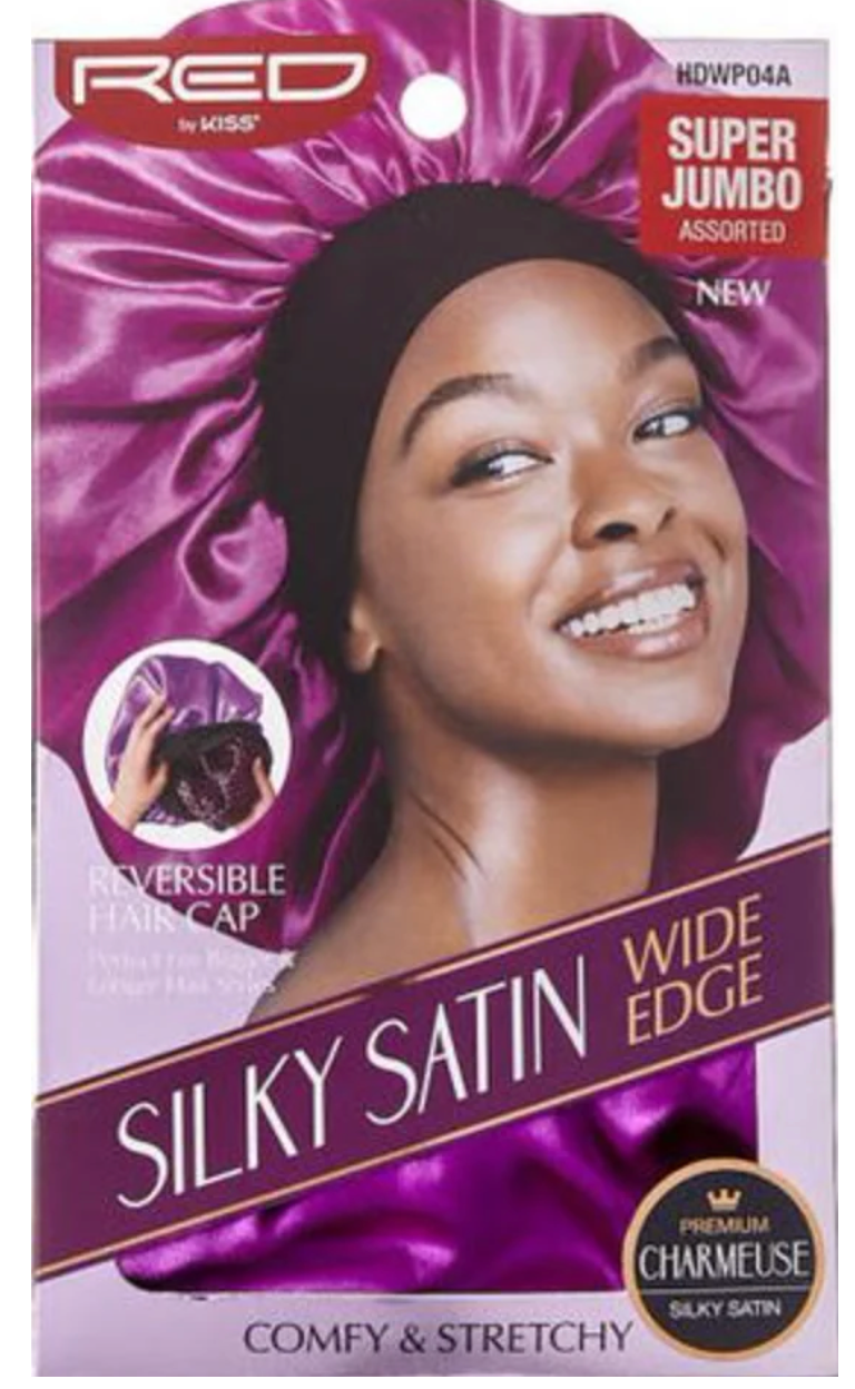 Kiss Red Jumbo Satin Scrunch Assorted (6in)