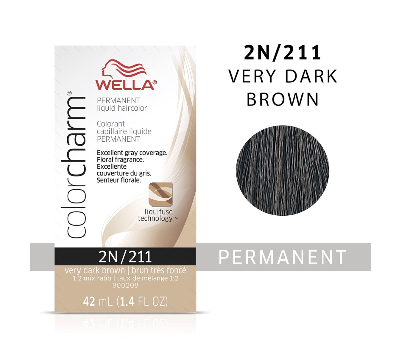 Wella Color Charm Liquid 2N/0211 Very Dark Brown
