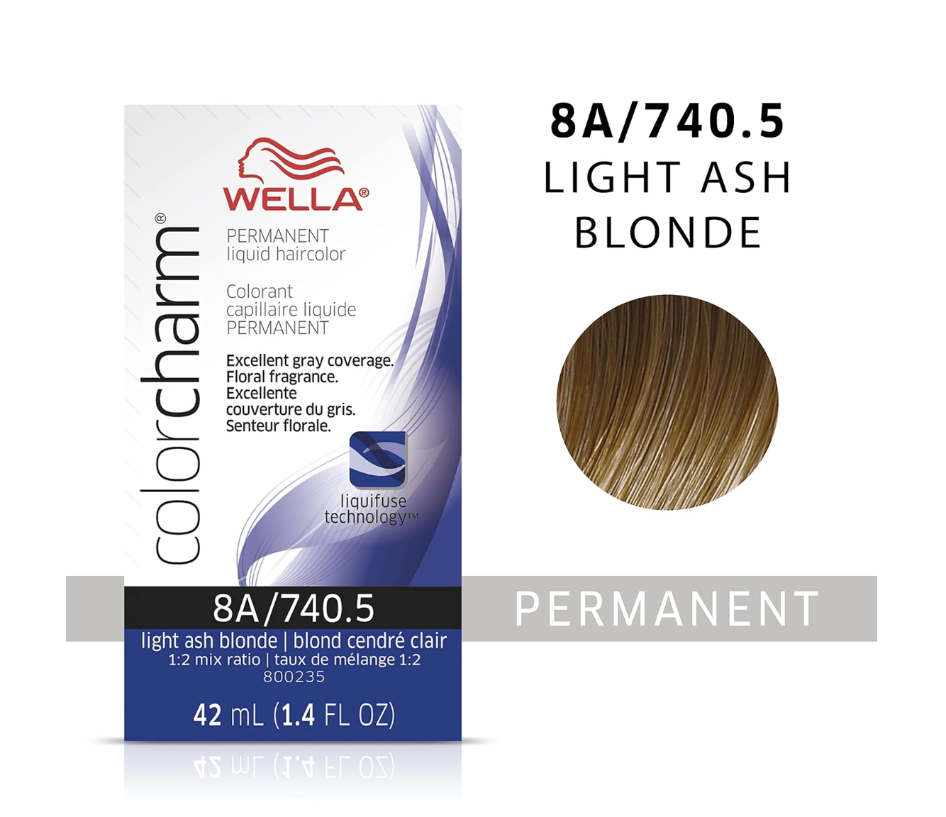 Wella Color Charm Liquid 8A/0740.5 Light Ash Blonde