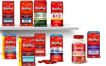 MEGARED ADV 4N1 2X OMEGA-3 900MG SG 40CT