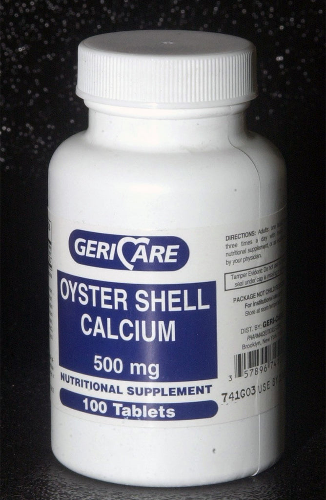 OYSTER SHELL CALCIUM 500MG TAB 60CT GERI