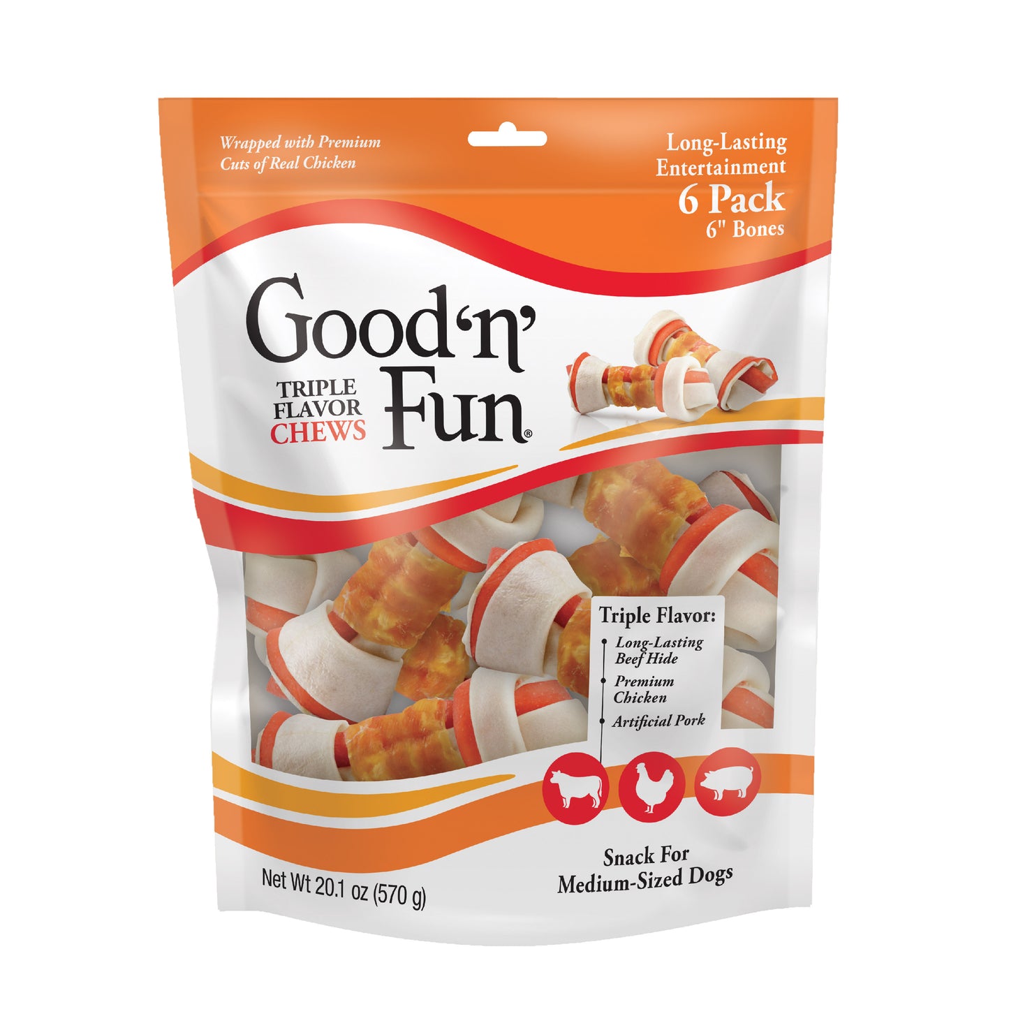GNF TRIPLE FLAVOR WINGS12OZ  DSHP