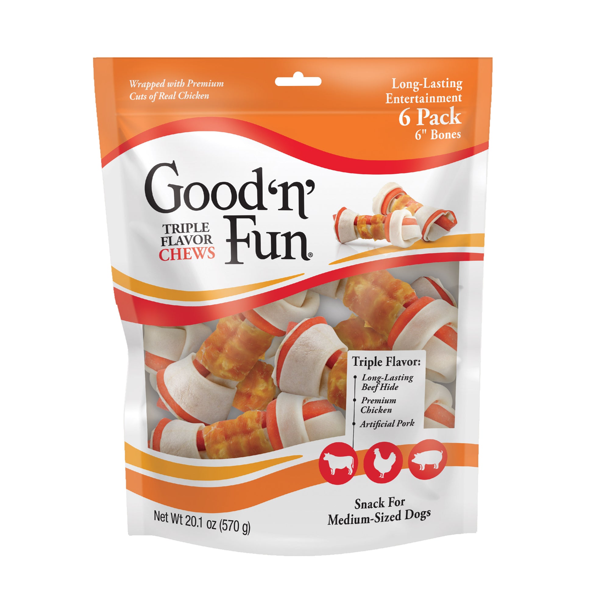 GNF TRIPLE FLAVOR WINGS12OZ  DSHP
