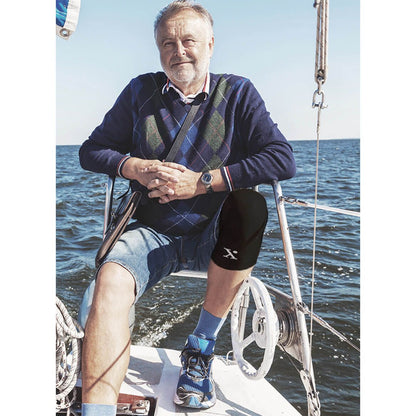 KNEE NUFABRX MED INF PAIN RLF SLEEVE