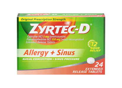 ZYRTEC D TB 12 12H ER