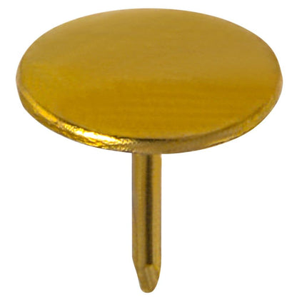 CLi Brass Plated Thumb Tacks, 100 count