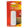 Command Large Single Hook - White, 1 Hook + 2 Strips
