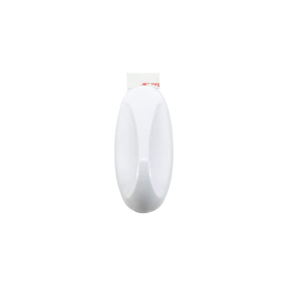 Command Small Designer Wall Hooks - White, 2 Hooks + 4 Strips