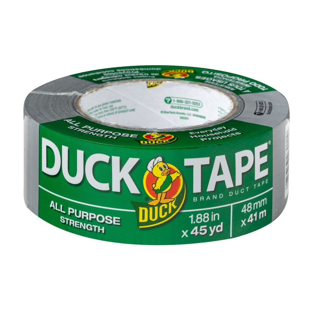 DUCK Original All Purpose Duct Tape - Silver, 1.88" x 45 yds