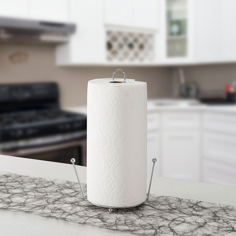 Home Basics Over the Cabinet Paper Towel Holder