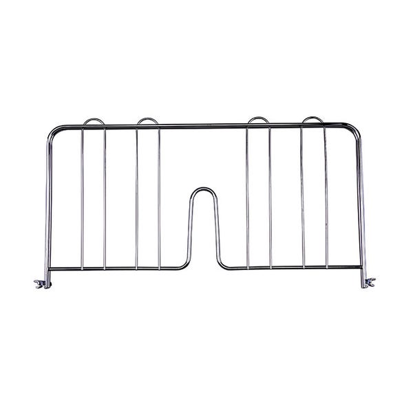 SHELF DIVIDER 14" CHROME 6 CT DS