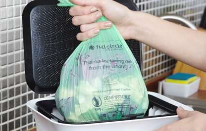 FULL CIRCLE WASTE BAGS,COMPOSTE,LEMON