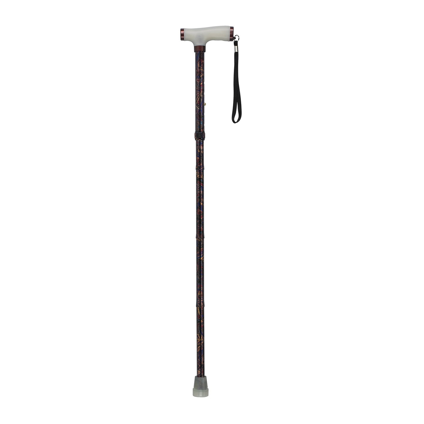 CANE FOLDING EQ BLACK GEL GRIP