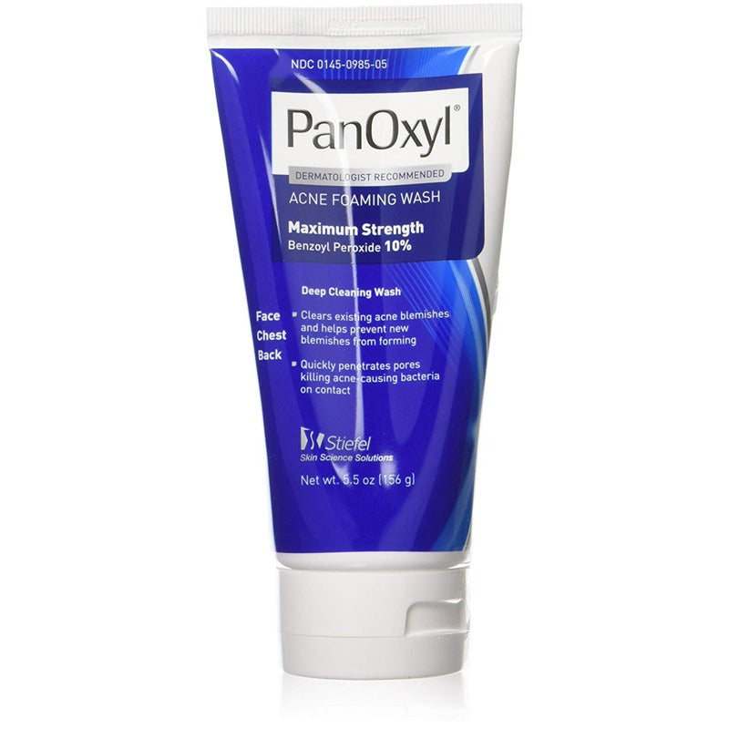 PanOxyl Acne Foaming Wash Maximum Strength, 3 oz