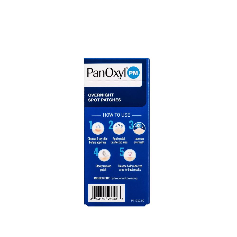 PANOXYL PM OVERNITE SPOT PATCHES 40CT