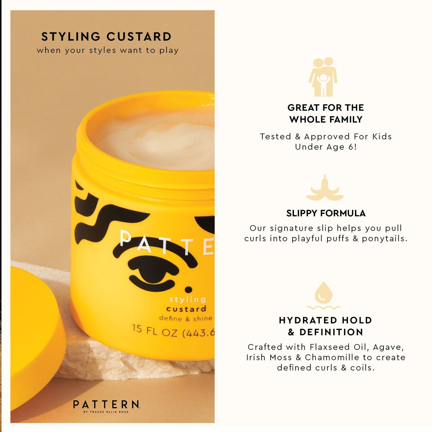 BEAUT TEXT STYLING CUSTARD 15OZ