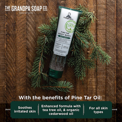 THE GRANDPA SOAP CO. SOAP,PINE TAR