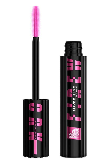MAYBELLINE New York Lash Sensational Firework Washable Lash Flaring Mascara, 800 Electro Black, 0.33 oz