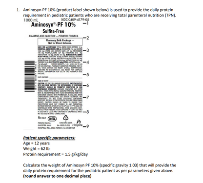 AMINOSYN-PF IS 7% 12X500ML SU/F