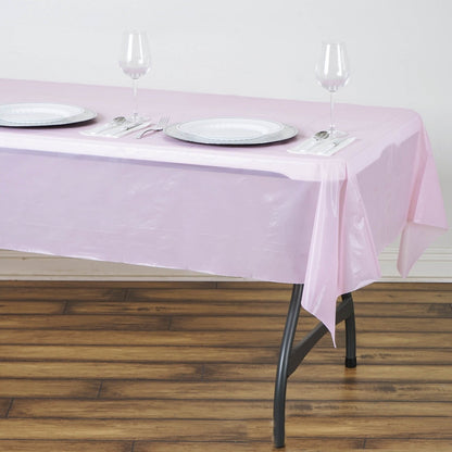 TABLECLOTH PINK PLAS. 54x108