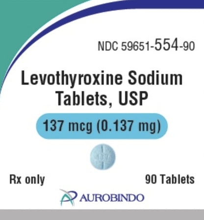LEVOTHYROXINE CP 137MCG 3X10 BPK