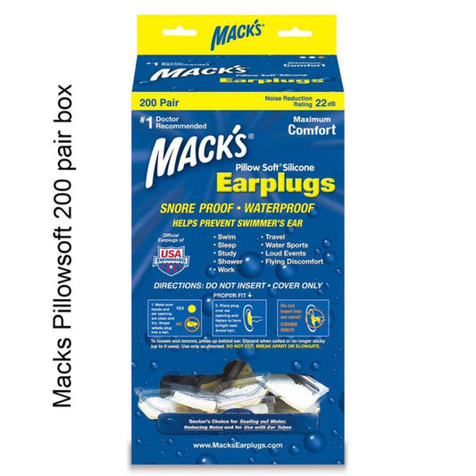 MACKS EAR PLUG PILLO SOFT WHT NRR22 6PR