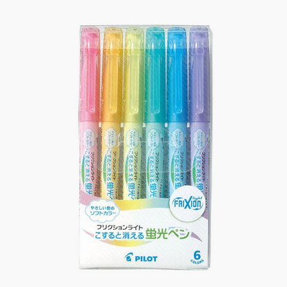 Pilot Frixion Light Pastel Highlighter with Erasable Ink, 5-pk Assorted