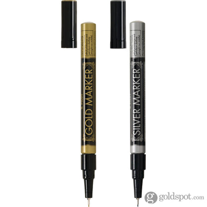 Pilot Metallic Permanent Paint Markers - Gold and Silver, 2 pack