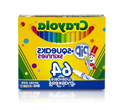 Crayola Pip-Squeaks Skinnies Markers, 16 count