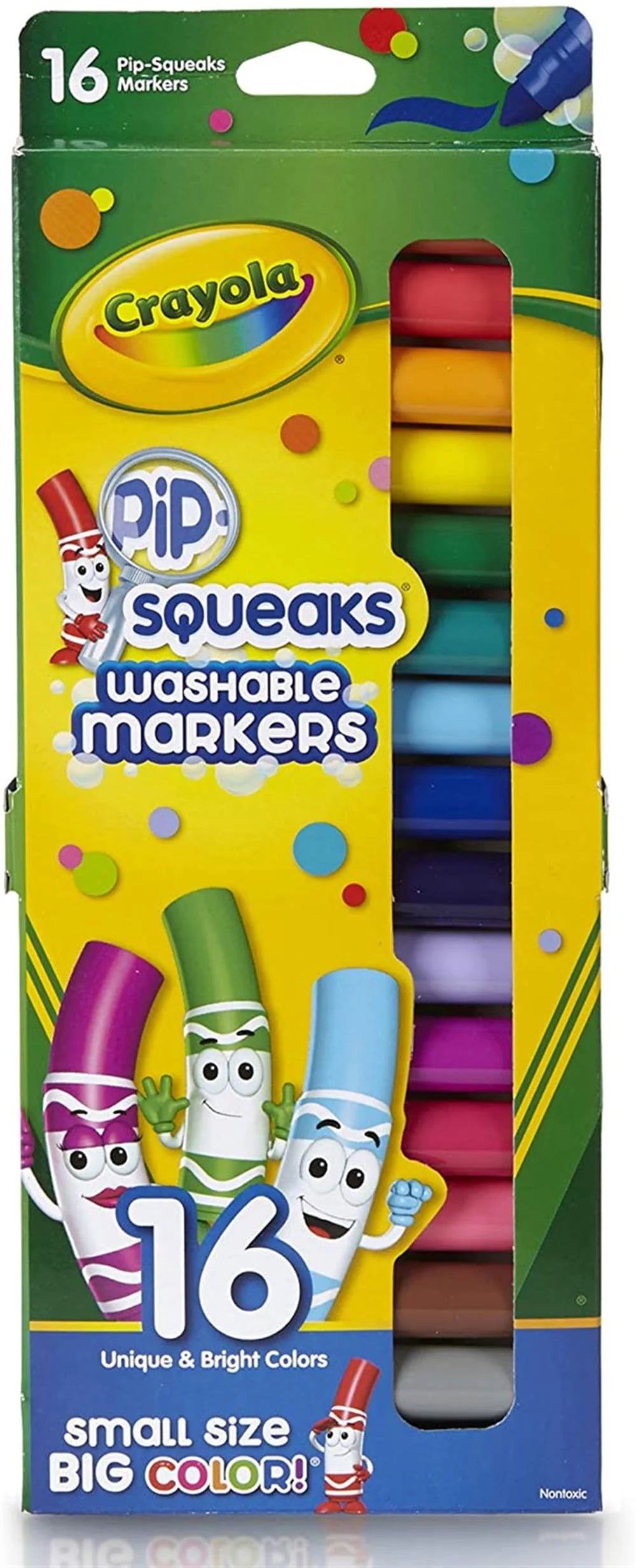 Crayola Pip Squeaks Washable Coloring Book Markers, 8 count