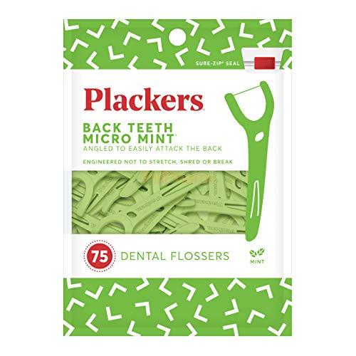 Plackers Back Teeth Micro Mint 75 Count