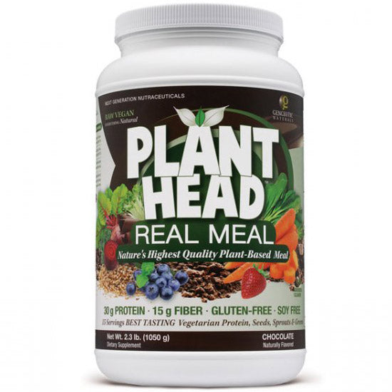 GENCEUTIC NATURALS PLANT HEAD REAL MEAL,CHOC