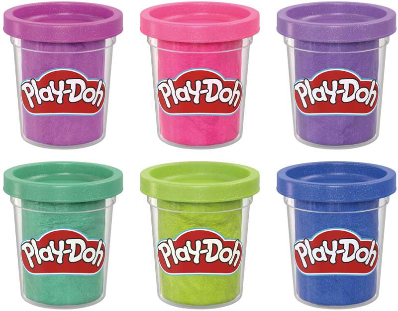 Play-Doh Sparkle Collection - 6 pack